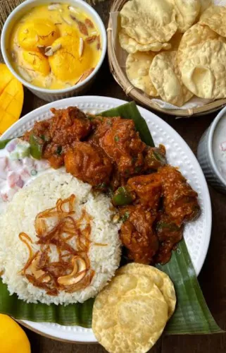 Ghee Rice Chicken Curry